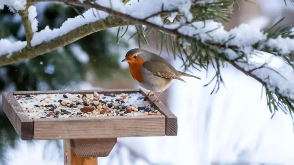 Rotkehlchen im Garten: Dieses Winterfutter übersehen die meisten – es lockt den Vogel die ganze Saison